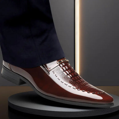 Chaussures de Ville Style Crocodile 2025