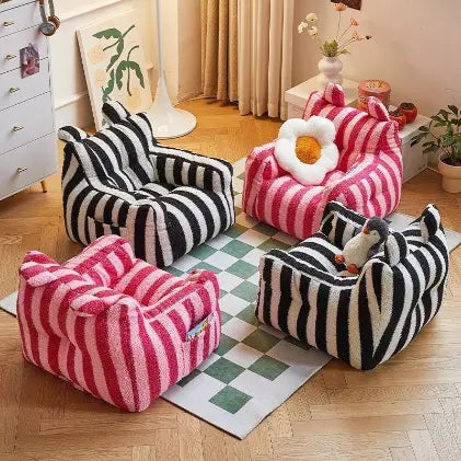 1 Canapé Mignon Multicolore Nordique pour Enfants