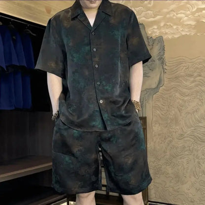 Chemise Décontractée Manches Courtes pour Homme