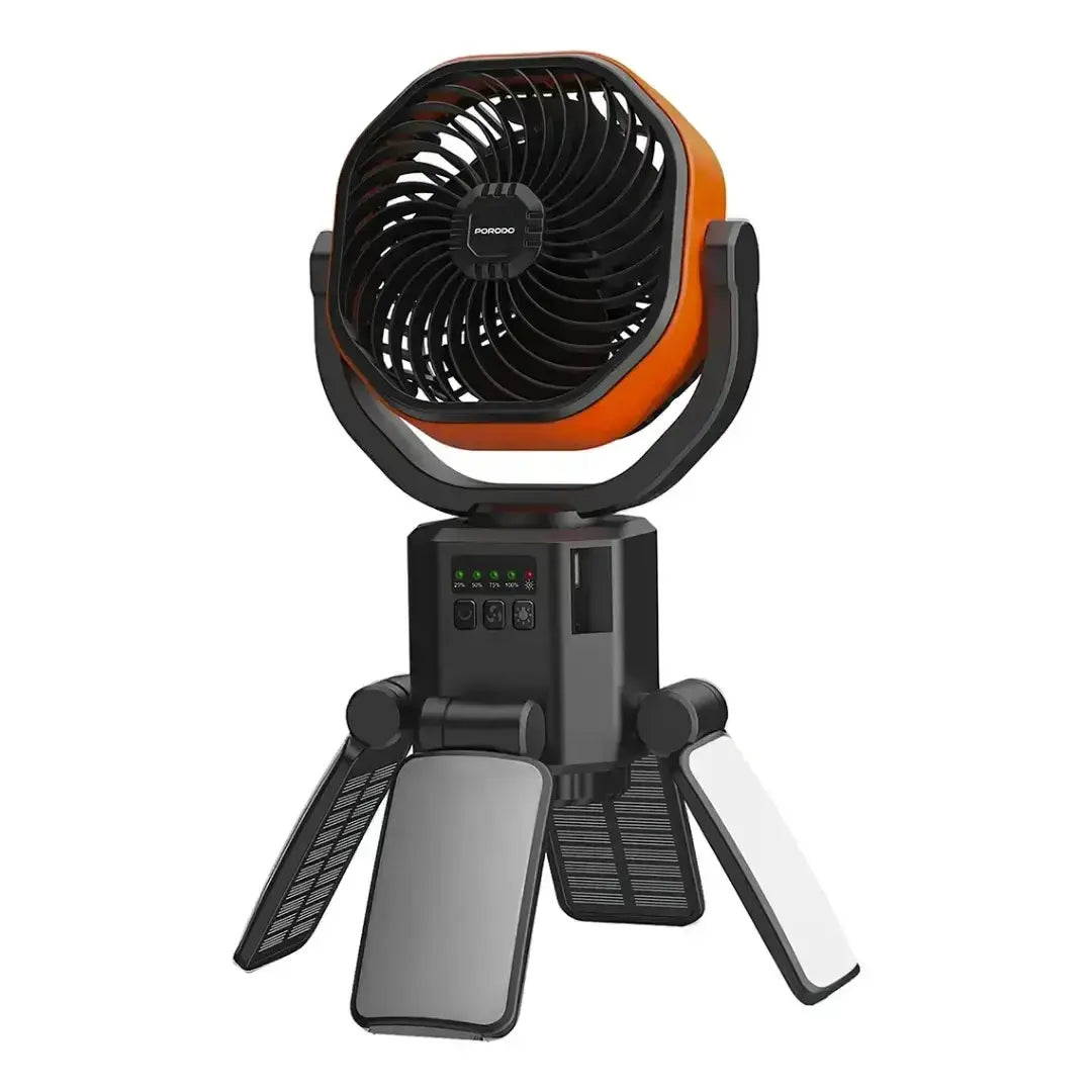 Ventilateur Rechargeable USB-C et Solaire
