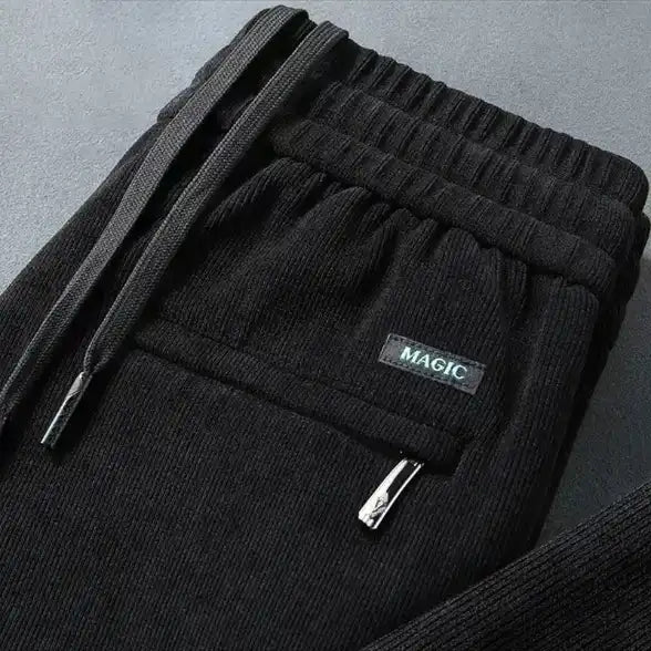 Pantalon Décontracté à Taille Élastique pour Homme