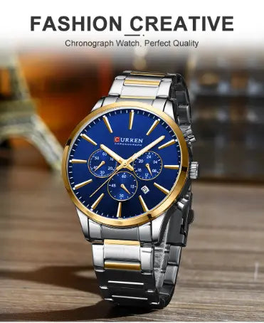 Montre-bracelet étanche pour homme à Quartz