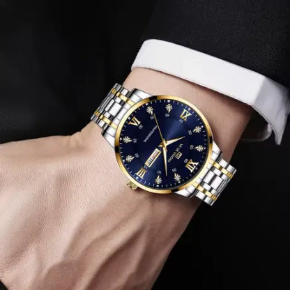 Montre Homme Élégante à Cadran Lumineux