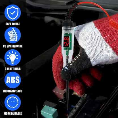 Testeur de Tension Numérique pour Voiture