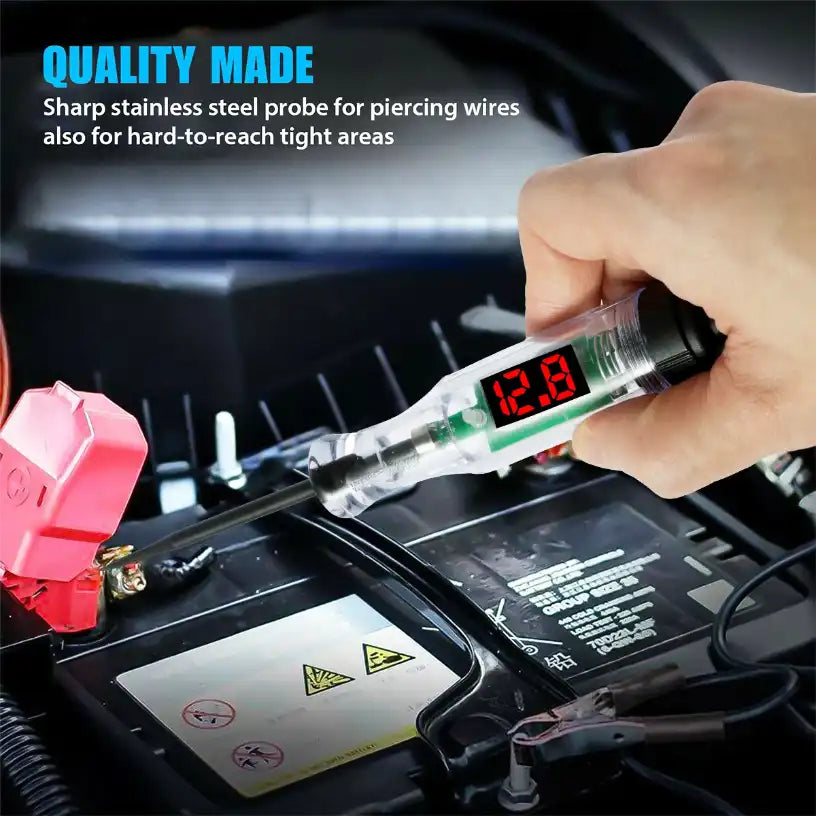 Testeur de Tension Numérique pour Voiture