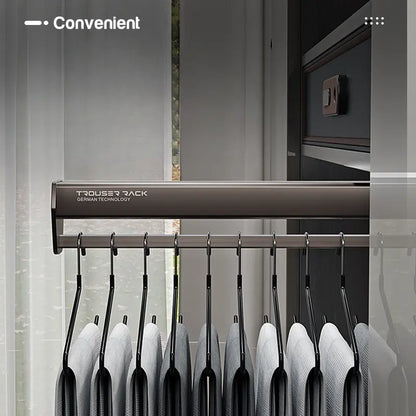 Range-Pantalons Coulissant en Métal Durable