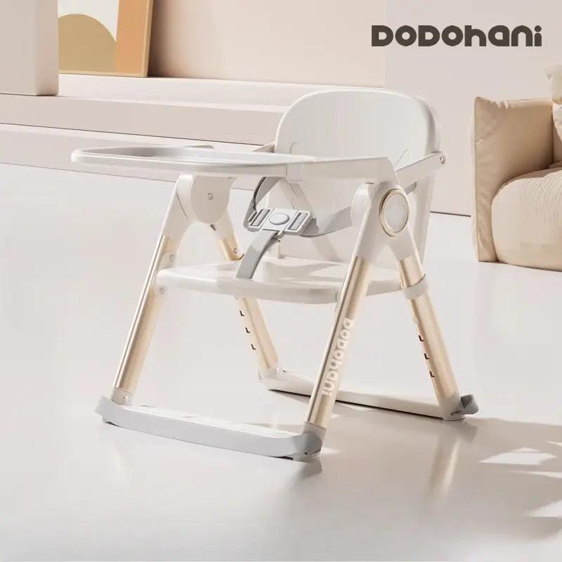 Chaise de Repas Enfant à Double Plateau