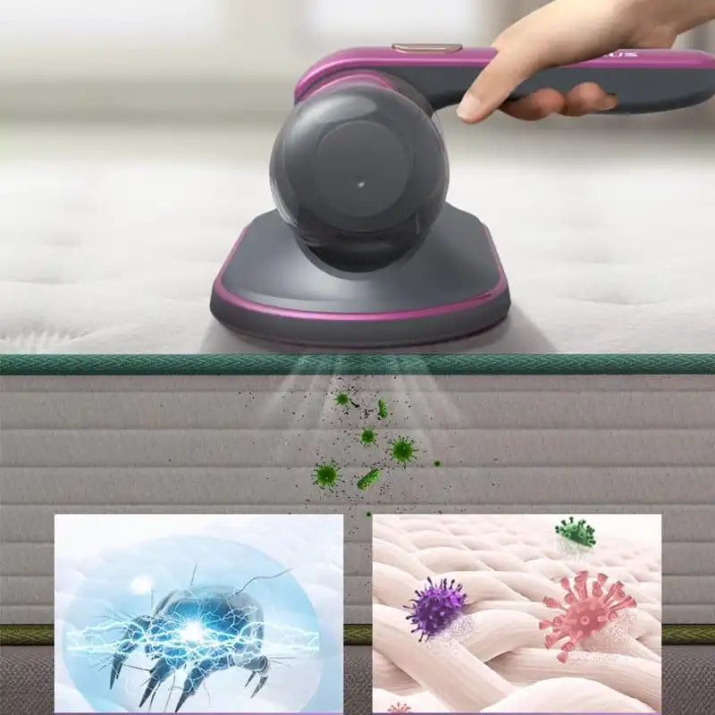 Aspirateur UV sans fil pour l'élimination des acariens