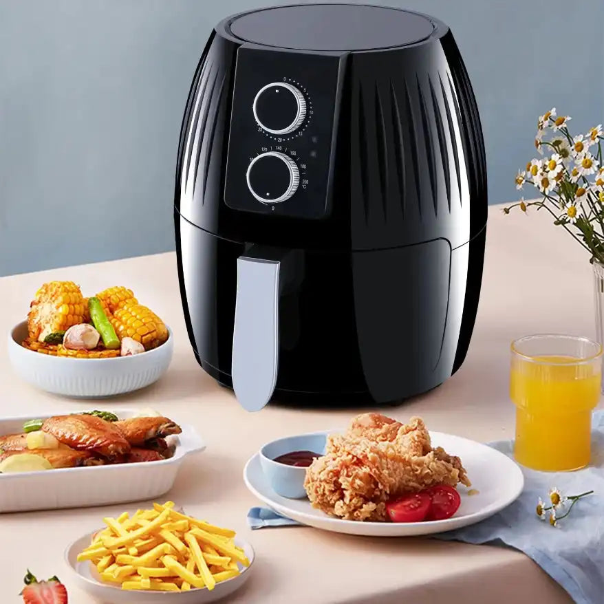 Friteuse à Air 5,5L avec Double Bouton de Commande
