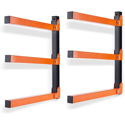 2x Supports de Rangement en Acier Mural