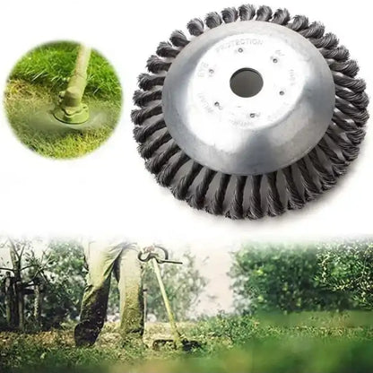 Brosse métallique pour débroussailleuse
