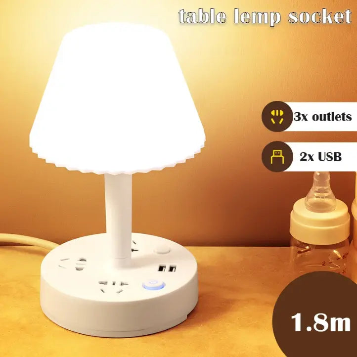Veilleuse LED Multifonction avec Ports USB