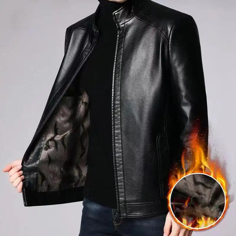 Veste en Similicuir pour Hommes