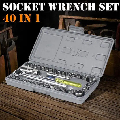 Kit de 40 Outils de Mécanicien Automobile et Moto