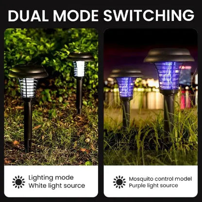 Lampe Solaire Anti-Insectes avec Piquet de Sol