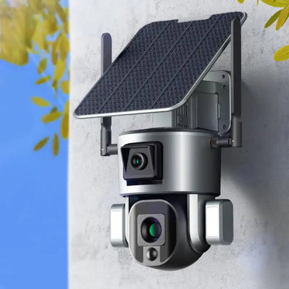 Caméra Solaire 4K avec Zoom Motorisé 10x