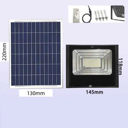 Éclairage Solaire LED Carré avec Télécommande